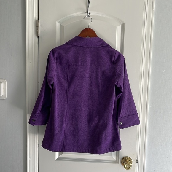 Christopher+ banks women’s suede-like jacket - Picture 2 of 7